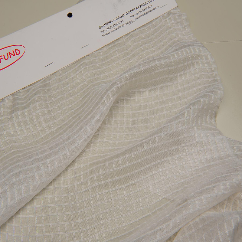 SF2-S3447 SILK CHECK GAUZE