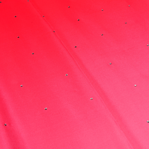 11JN428 SILK SATIN OMBRE+DIAMONDS