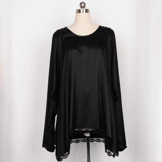 Silk satin stretch dress