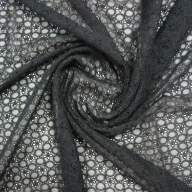 SF2-10152W SILK CRINKLE EMBROIDERY