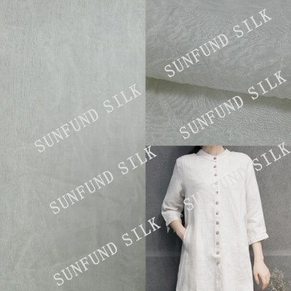 Silk Cotton Creased Fabric