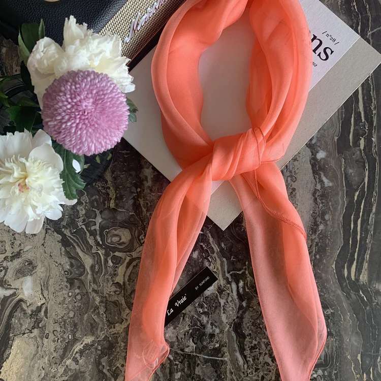 silk chiffon scarf