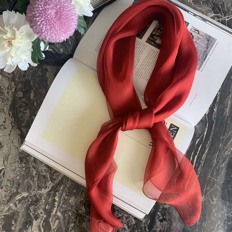 silk chiffon scarf